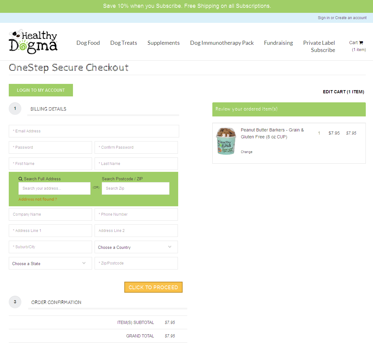 Bigcommerce One Step Checkout In healthy