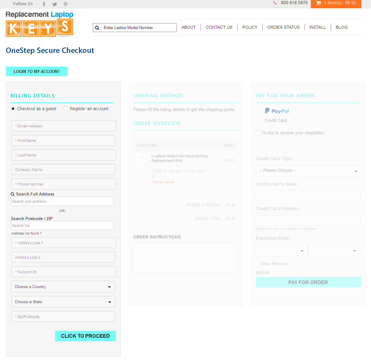 Bigcommerce One Step Checkout In replace